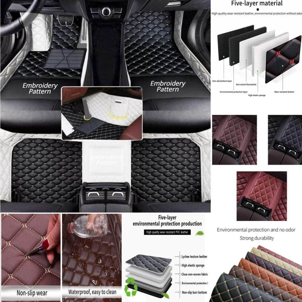 Luxury Non-Slip Floor & Cargo Mats for Dodge All Models  