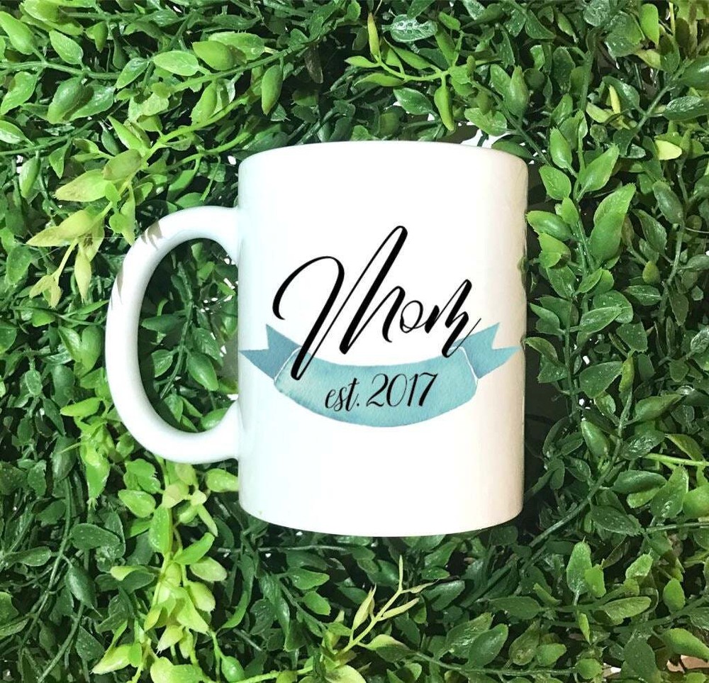 Mothers Day Mug Baby Shower Gift Mom To Be Gift New Mom Baby Announcement