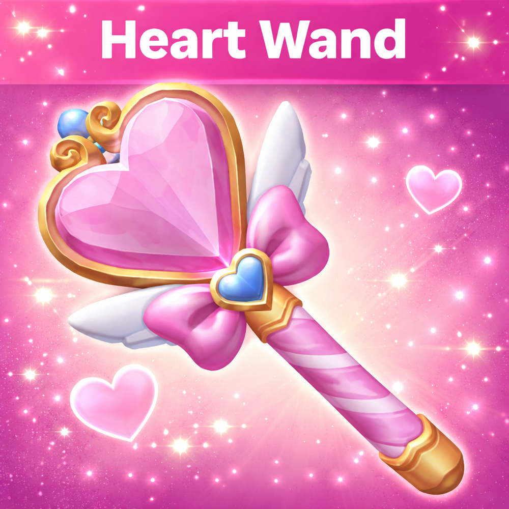 Heart Wand - Murder Mystery 2 - ✨ SAME DAY DELIVERY | CHEAPEST!