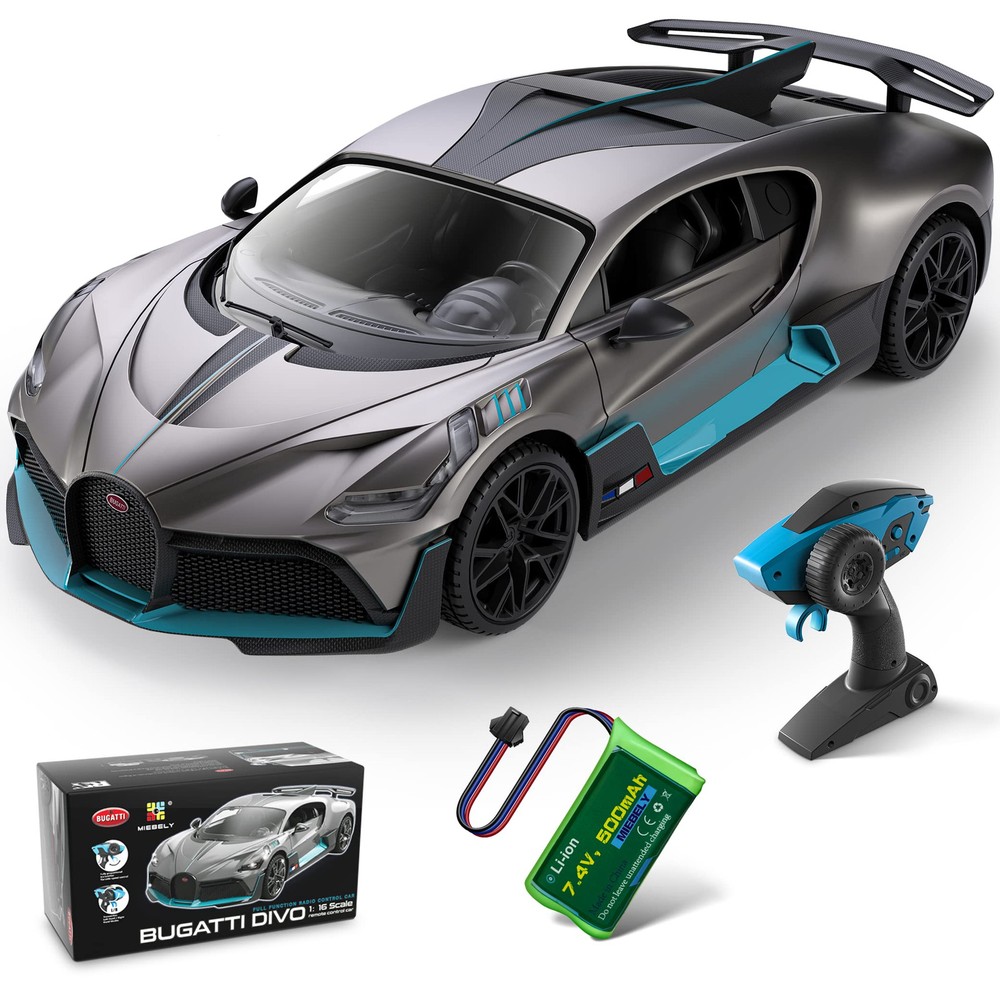 1/16 Scale Bugatti Divo RC Car - 12Km/h 2.4Ghz Remote Control Licensed Model