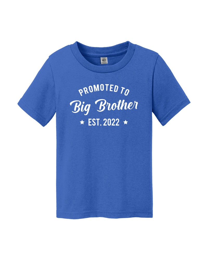 Promoted to Big Brother 2022 Toddler T-Shirt Family Son Gift