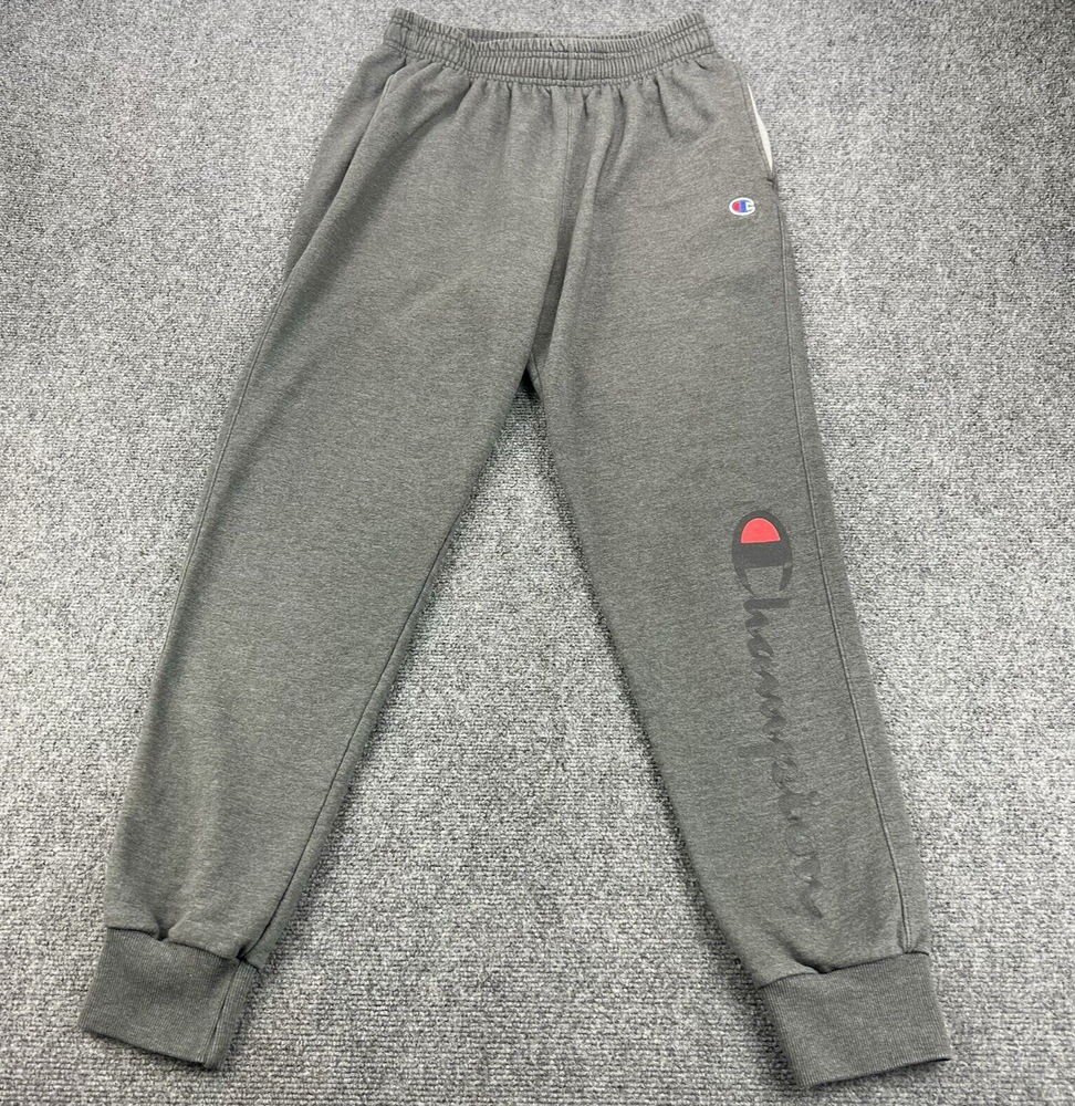 Champion Reverse Weave Joggers Men M Gray Heavy Sweatpants Workout Gym Lounge