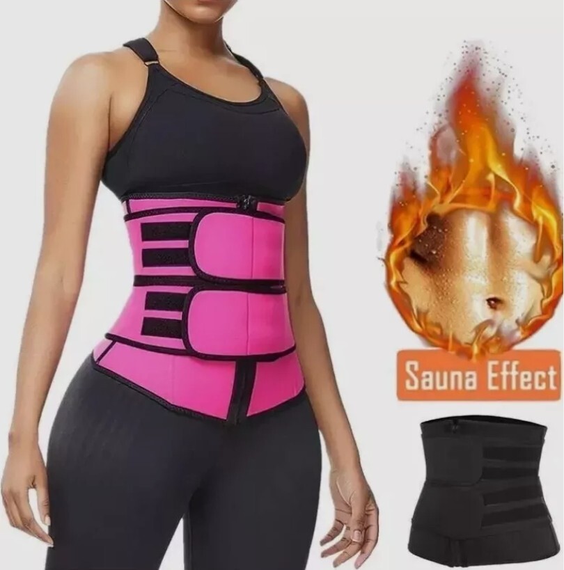 Women Waist Trainer Corset Sauna Sweat Weight Loss Body Shaper Adjustable