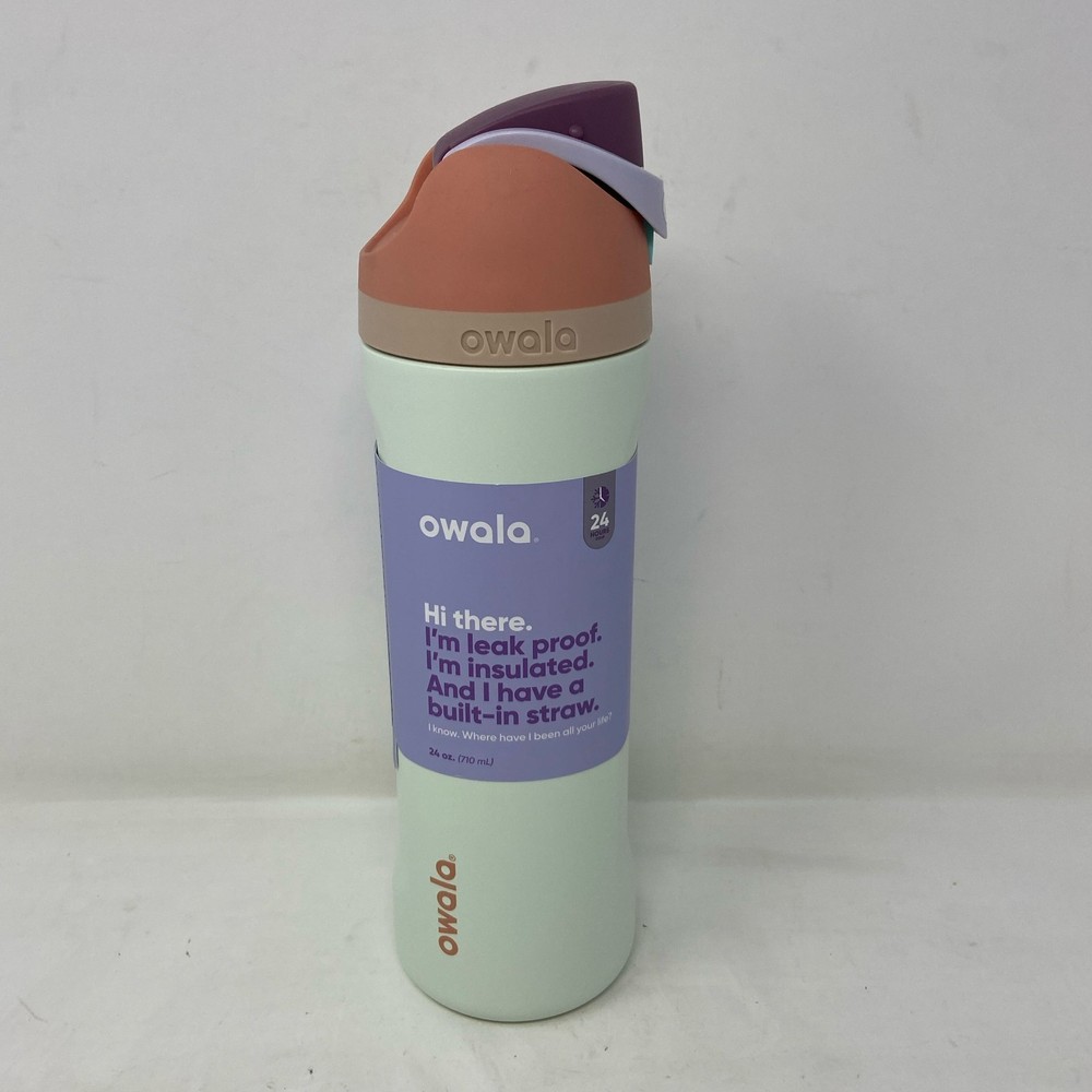 Owala FreeSip 24oz Insulated Stainless Bottle w/Straw - Surf’s Edge