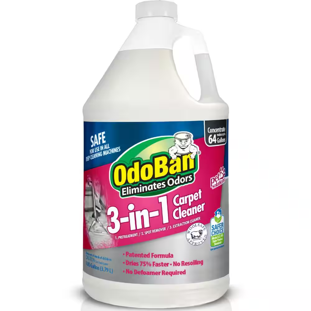 1 Gal Concentrated 3-In-1 Carpet Cleaner – EPA Safer Choice Formula