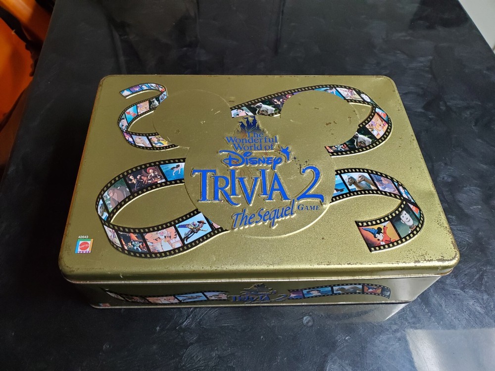 Disney Trivia 2 The Sequel Board Game Complete Mickey Mouse Edition