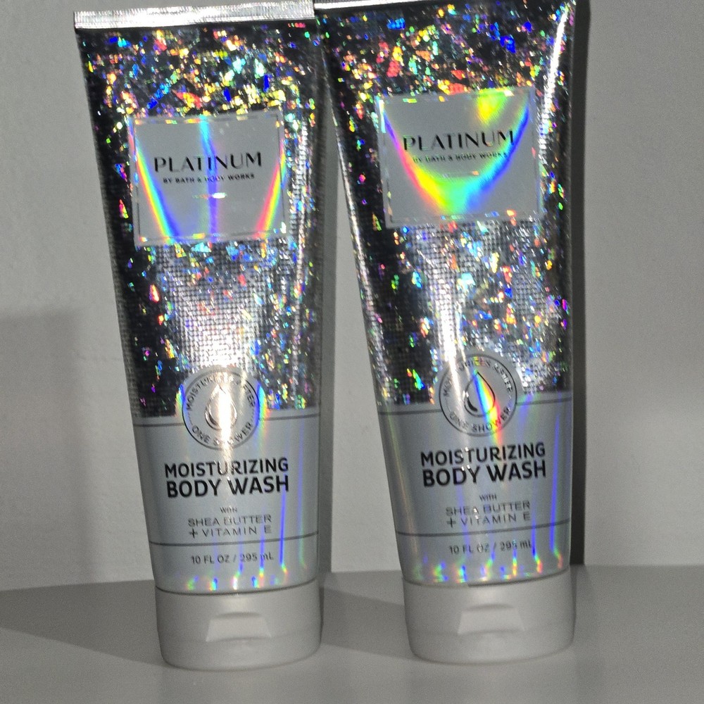 Bath & Body Works Platinum Moisturizing Body Wash 10 oz 2-Pack