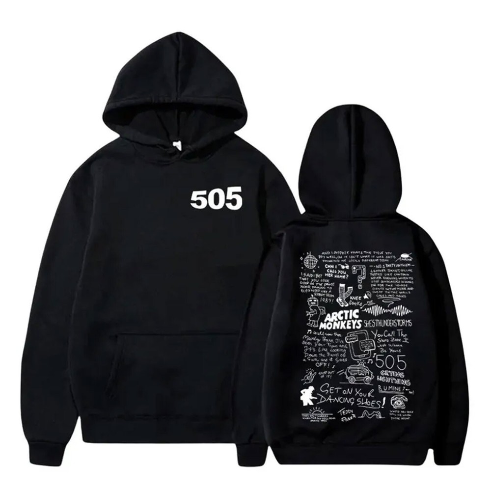 Arctic Monkeys 505 Tour Hoodie - Vintage Band Streetwear Pullover