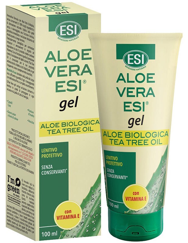 ESI - Aloe Vera ESI gel - with Tea Tree Oil - for dry & irritated skin - 200 ml