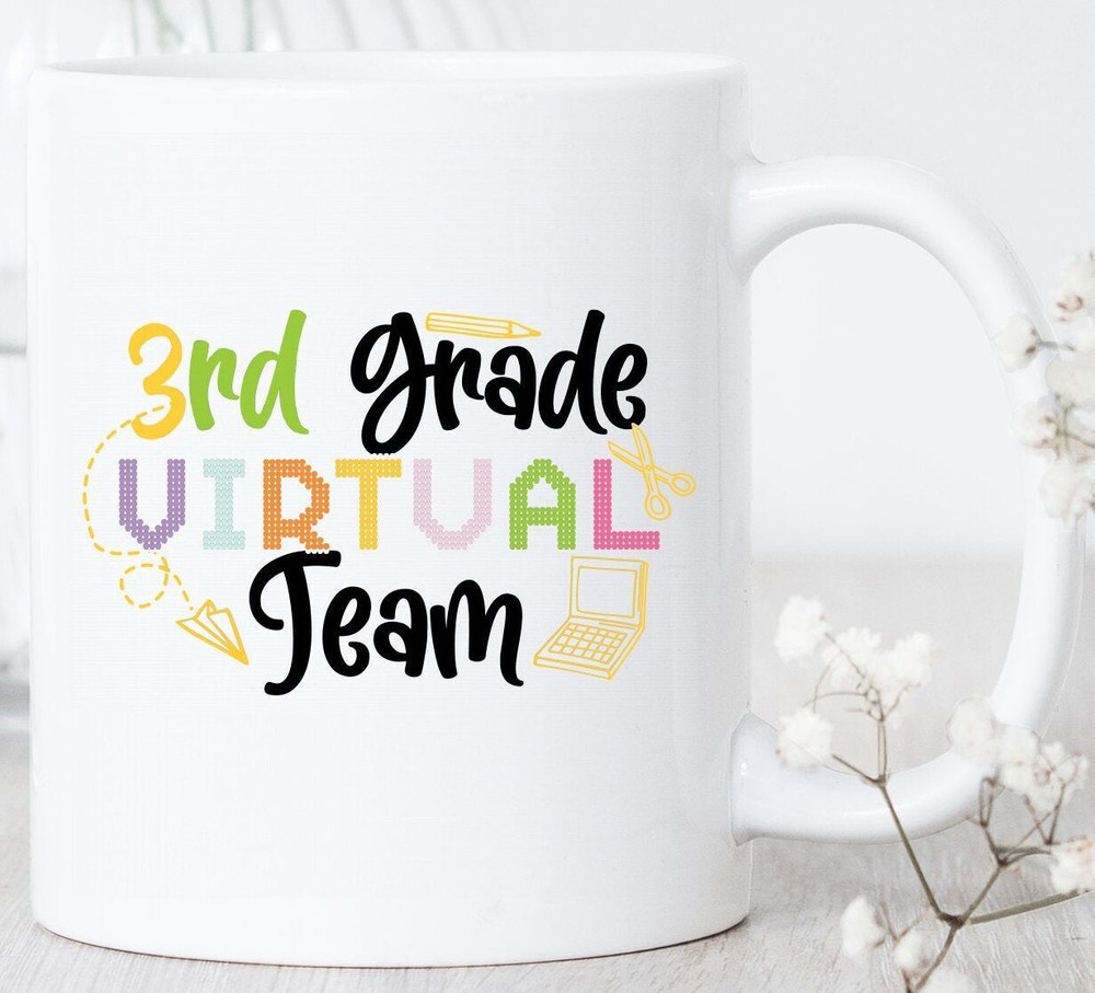 3rd Grade Teacher Virtual Class Mug Online Teaching Team Gift