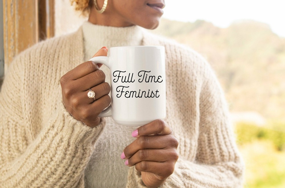 Full Timefeminist Mug - White Coffee Mug