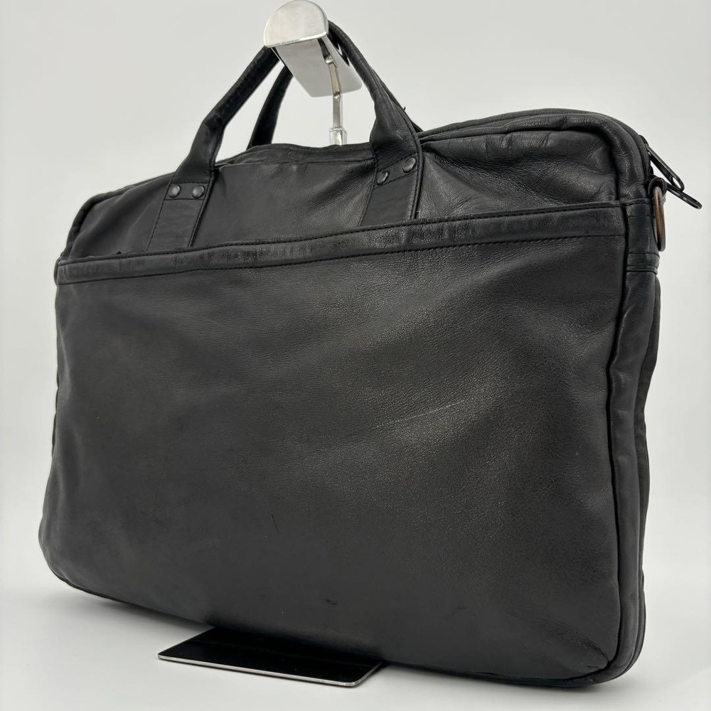 Porter Dash 2Way Briefcase Business Bag Leather Black