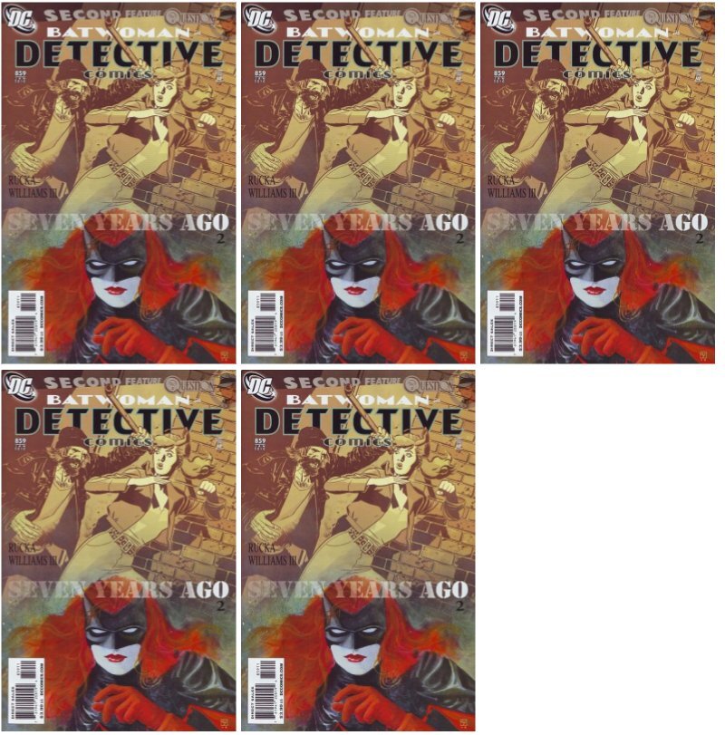 Detective Comics #859 (1937-2011) DC Comics - 5 Comics