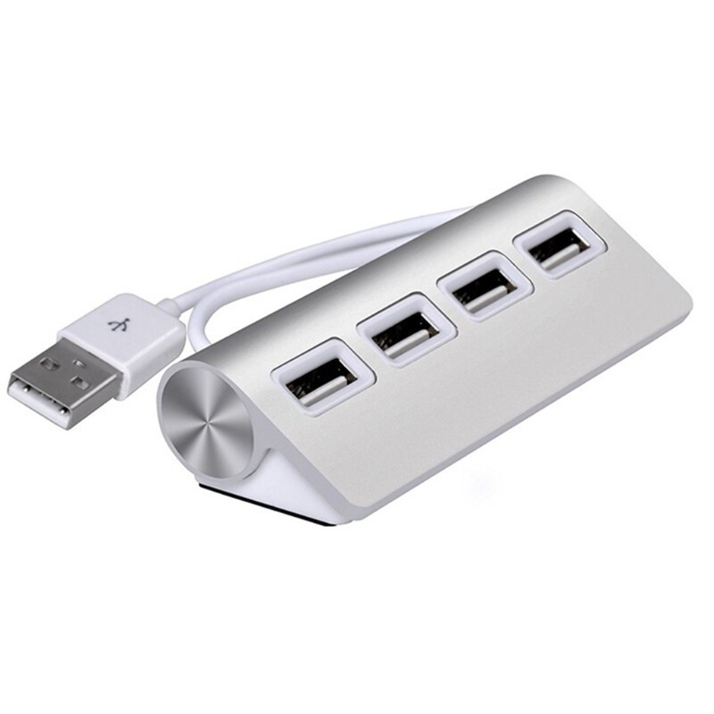 4 Port USB2.0 Hub Splitter Adapter Power Charging USB 2.0 Hub for Disk/ PC