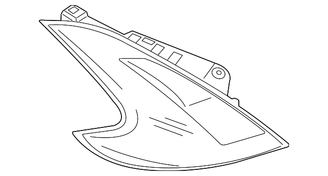 Genuine Nissan Tail Light Housing 26559-6GG0A
