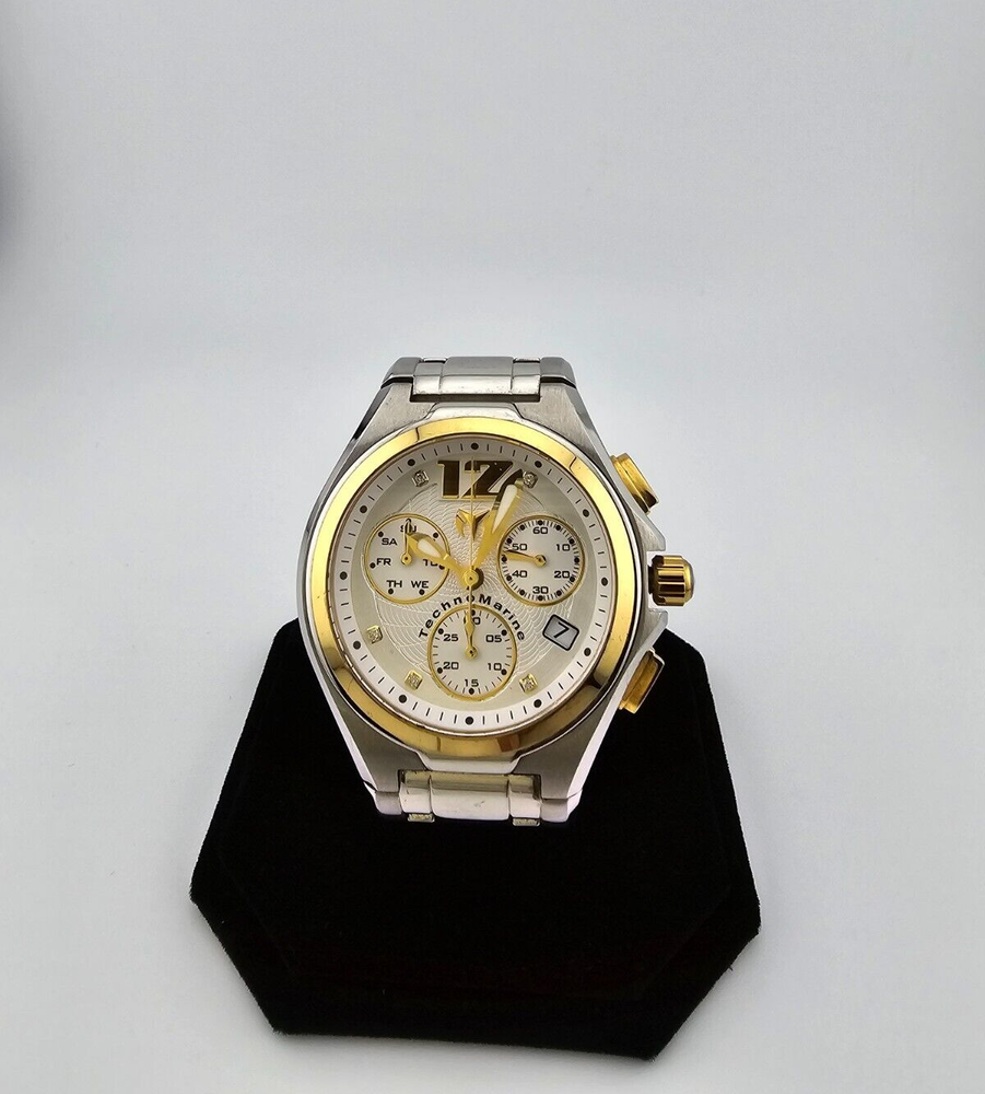 TechnoMarine Men's NeoClassic Chronograph Two Tone Watch - TMNC-GW05M
