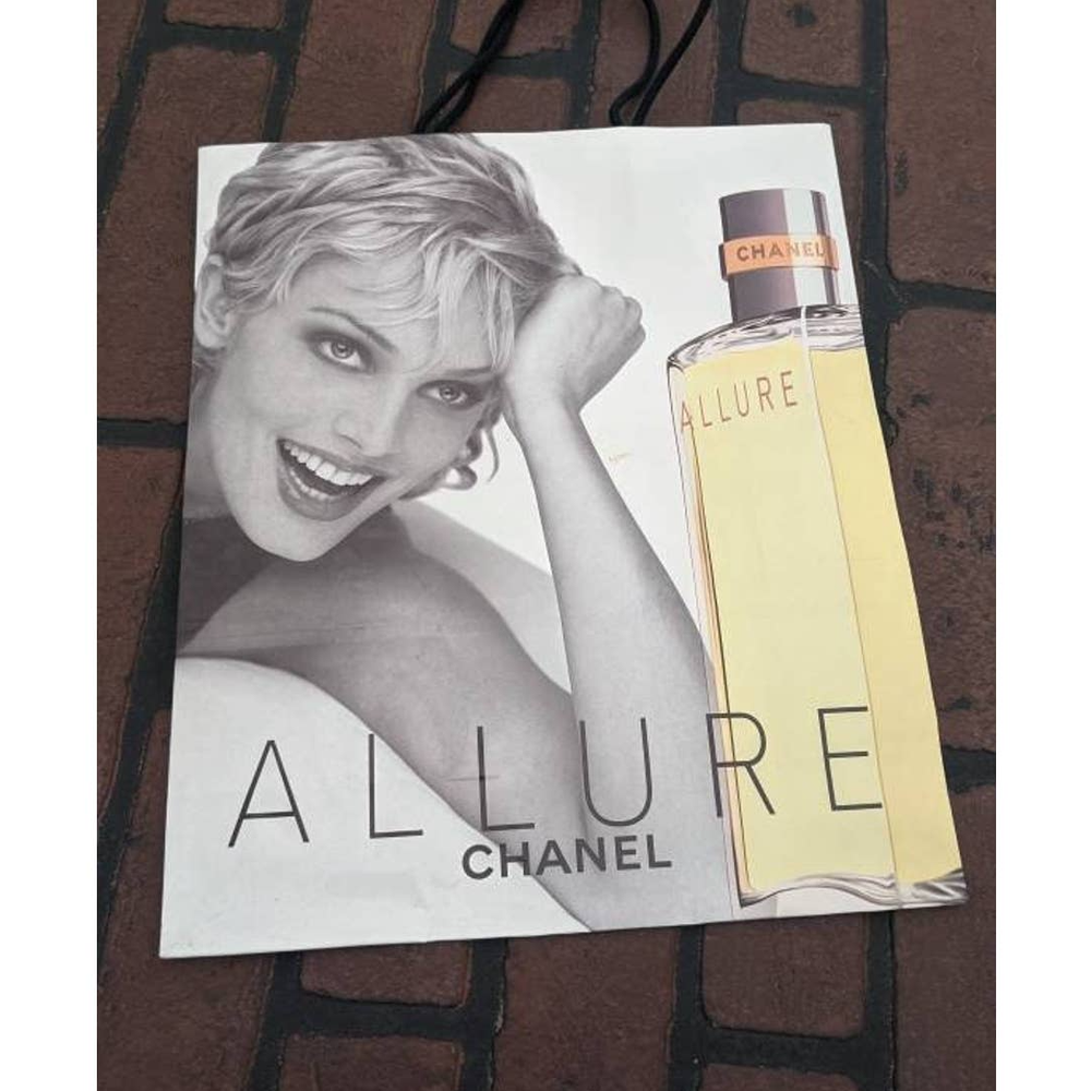 Chanel Allure 1998 Shopping Tote Bag Vintage Perfume Parfum Advertising