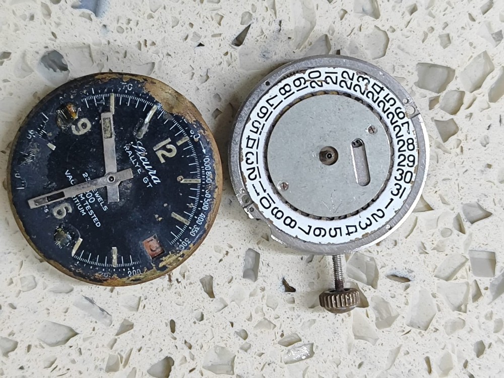 EB 8021/ 8021N  Movement  Swiss  NOT WORKING  Lot 2 Movement Used
