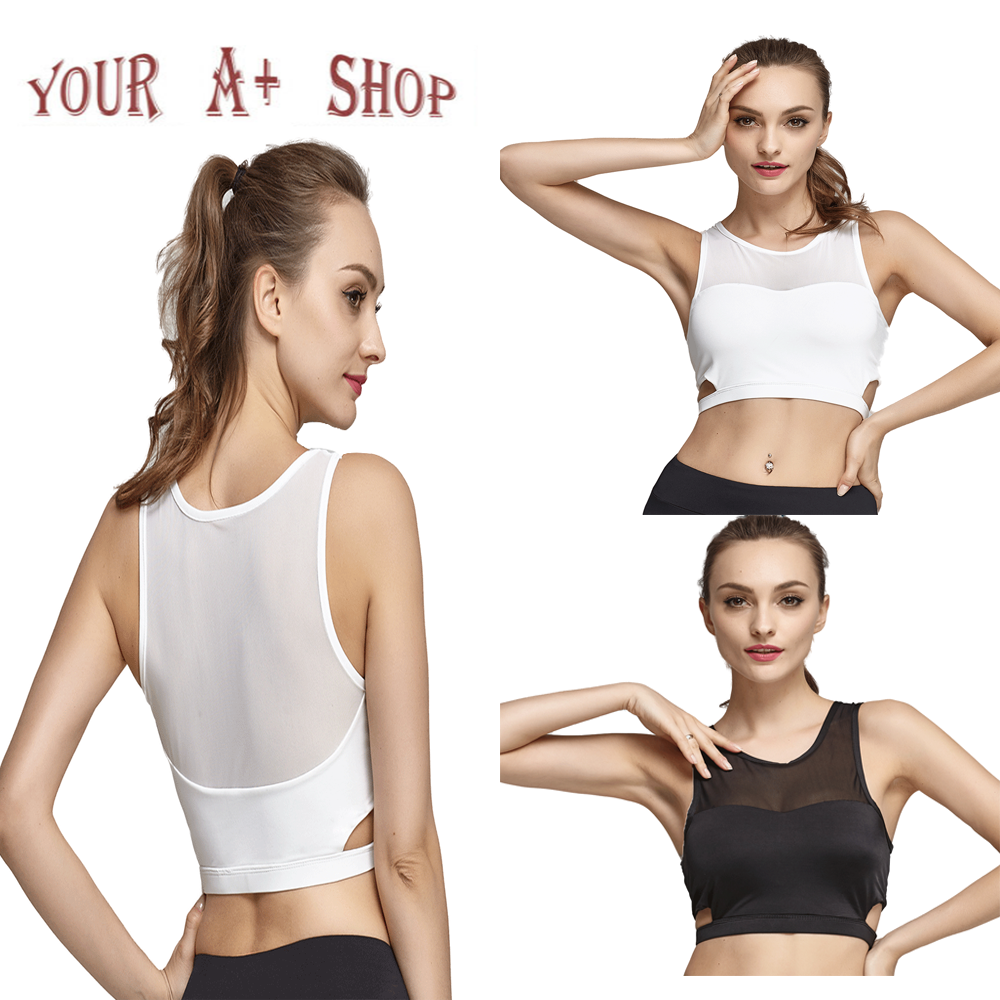 Women Sport Bra Gym Seamless Yoga  Running Breathable Underwear Workout Push Up
