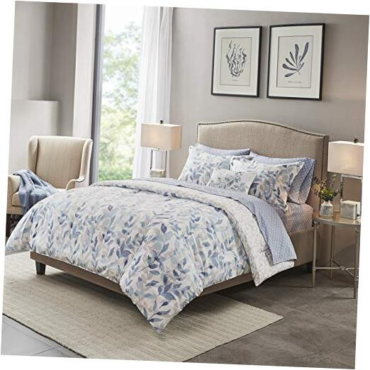 Essentials Cozy Bed in a Bag Reversible Comforter and Complete Sheet Set