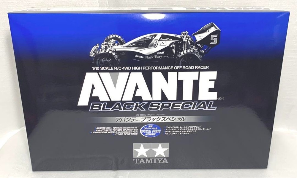 Tamiya 1/10 Electric RC Car Special Project No.90 Avante 2011 Black 47390