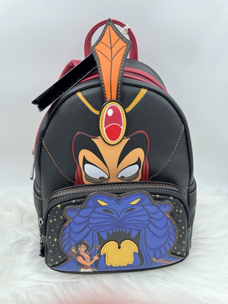 Loungefly Disney Jafar Villains Mini Backpack Cave of Wonders Aladdin New