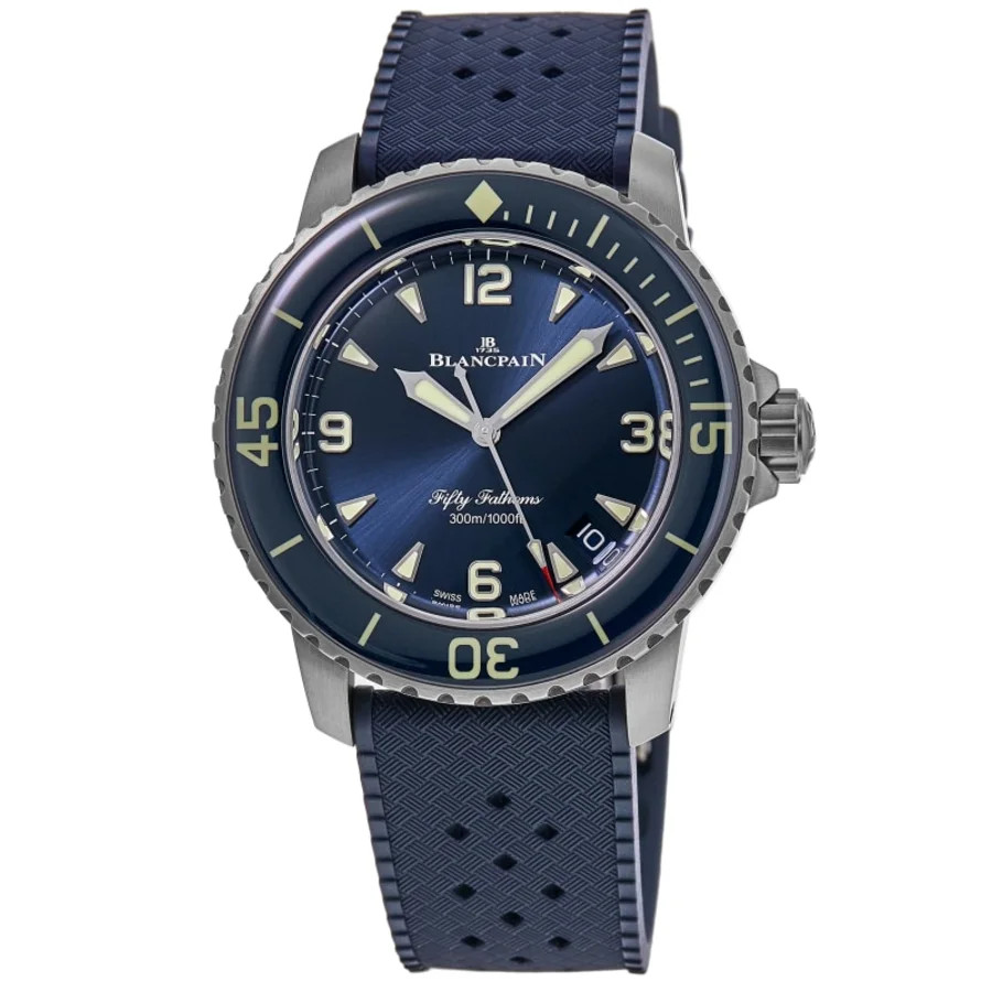 New Blancpain Fifty Fathoms Automatic Blue Dial Men's Watch 5010-12B40-O64B