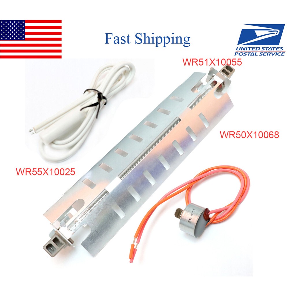 WR51X10055 Refrigerator Defrost Heater Assembly For GE GSH25SGPCSS PSS26MGTABB