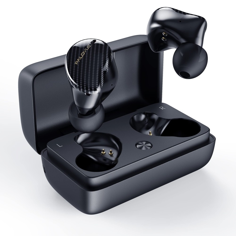 Wireless Bluetooth Earbuds with CVC8.0 Noise Cancelling Mic for Crystal Clear Calls