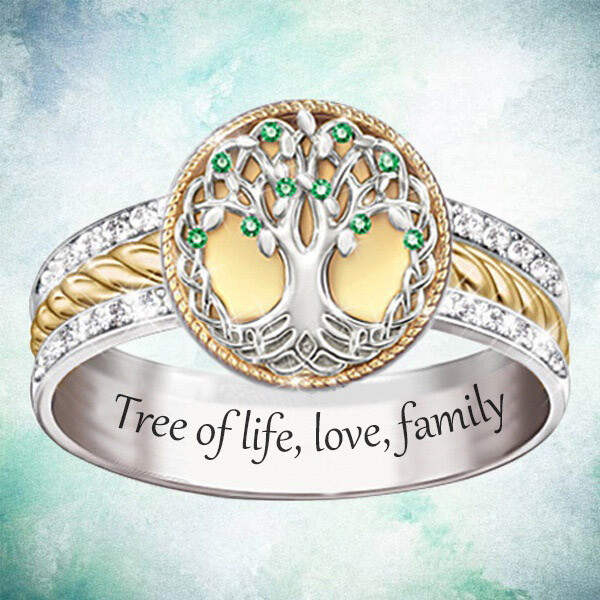925 Silver Tree Of Life Ring Womens  Mens Man Jewelry Accessories Party Size 9