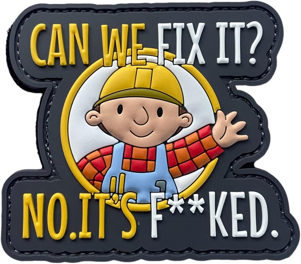 Jestik PVC Patch, Funny Patches, Humorous Tactical Morale Patch with Hook and Lo