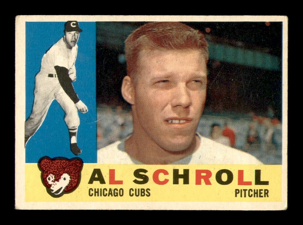 1960 Topps Set Break #357 Al Schroll VG-EX *OBGcards*