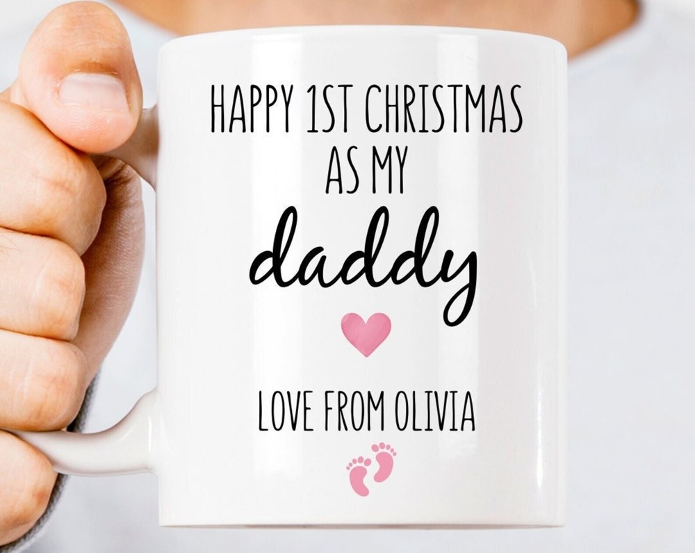 First Christmas As My Daddy Gift Christmas Gift For Daddy Newborn To Daddy Baby