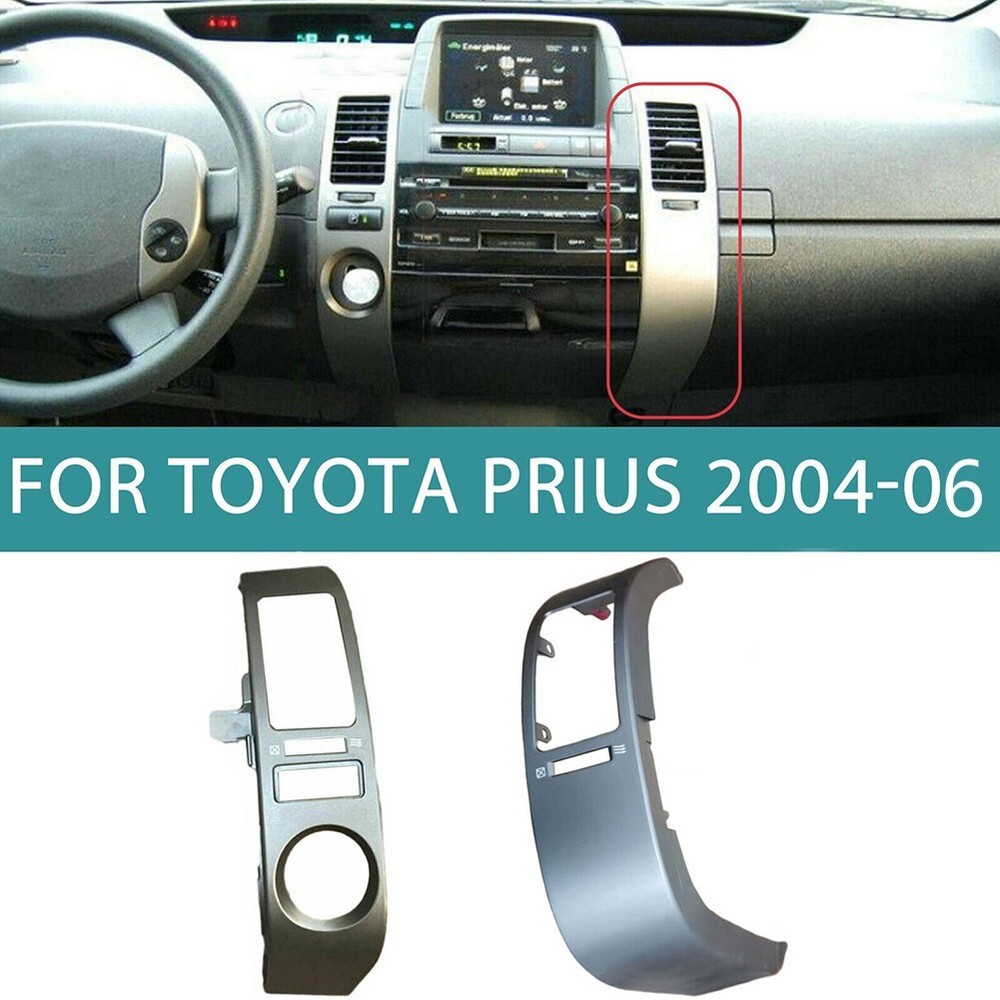 Left + Right Center Inner A/C Dash Air Vent Cover Trim For Toyota Prius 2004-09