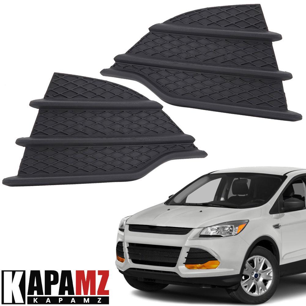Bumper Fog Light Cover Bezel Insert Trim For Ford Escape 2013 2014 2015 2016