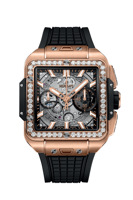 HUBLOT 821.OX.0180.RX.1204 UNICO KING GOLD DIAMONDS 42MM