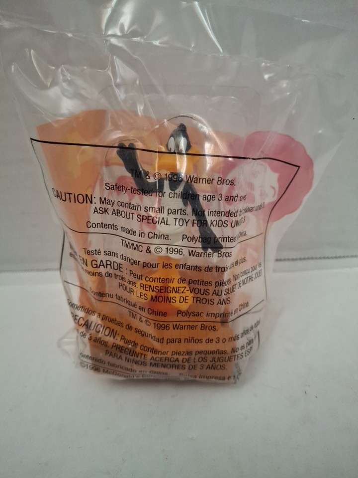 Vintage 1996 Space Jam McDonalds Happy Meal Daffy Duck SEALED