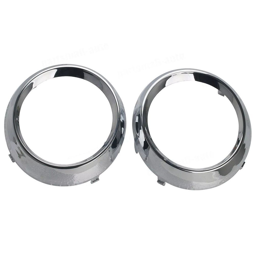 Pair Fog Light Lamp Bezel Cover Chrome Trim Rings For Toyota Sienna SE 11-17 New
