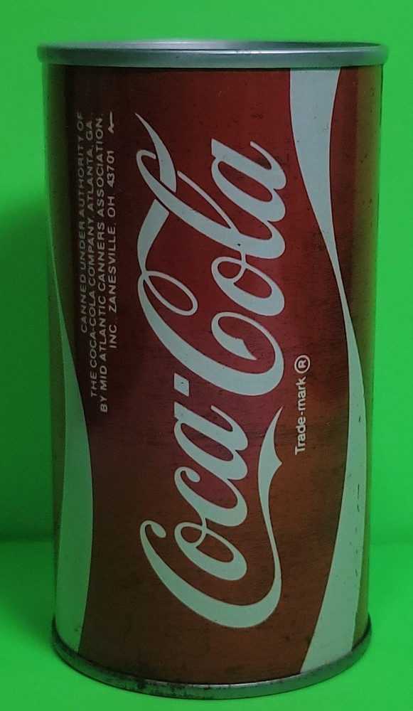 Coca Cola Aluminum Lid Display Soda Can