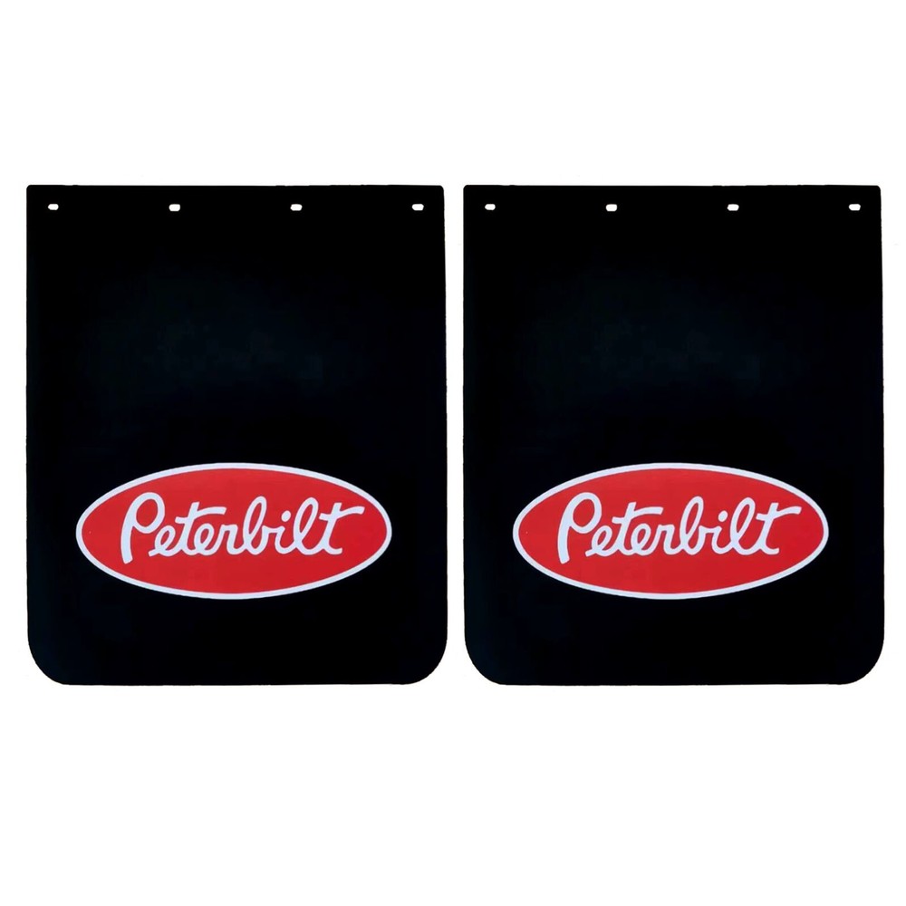 24x30 Heavy Duty Semi Truck Mud Flaps Black 2-Pack for Trailers