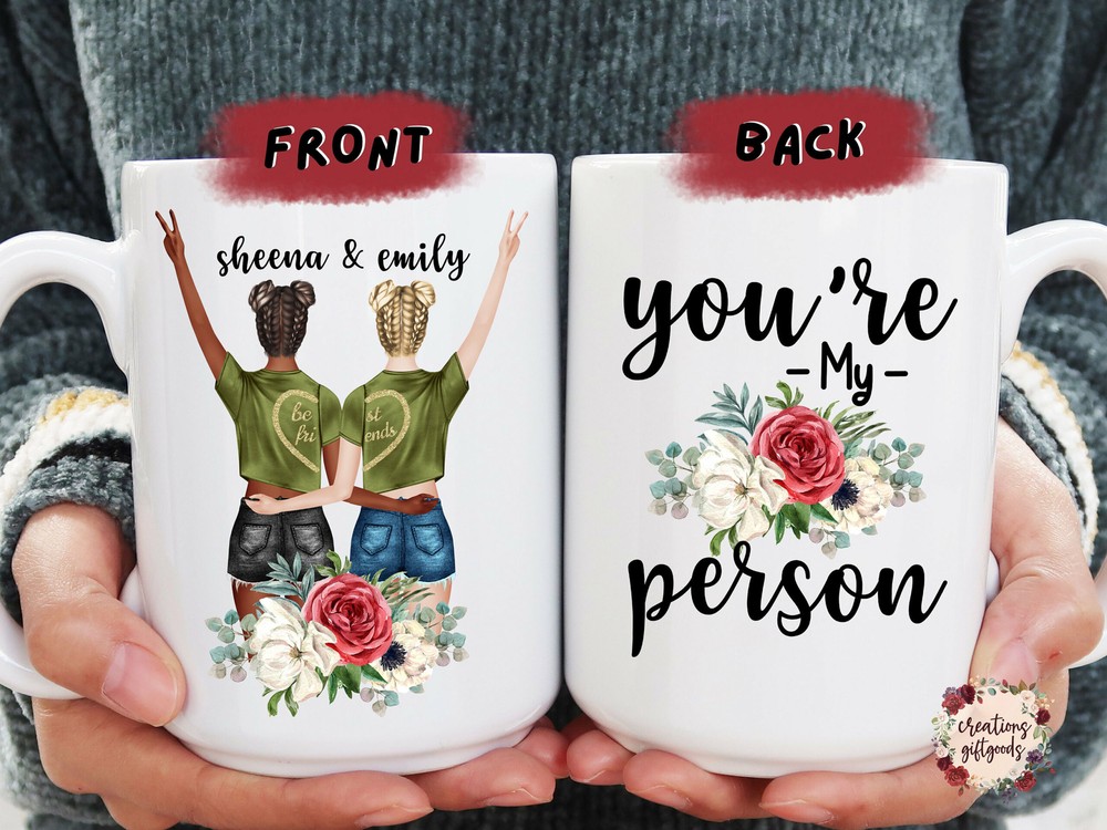 You're My Person Custom Best Friend Gift Mug Best Friends Forever Bff Gift Mug