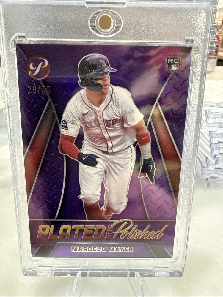 2025 Topps Pristine #/99 Plated and Polished Marcelo Mayer #PP-20 R.C.