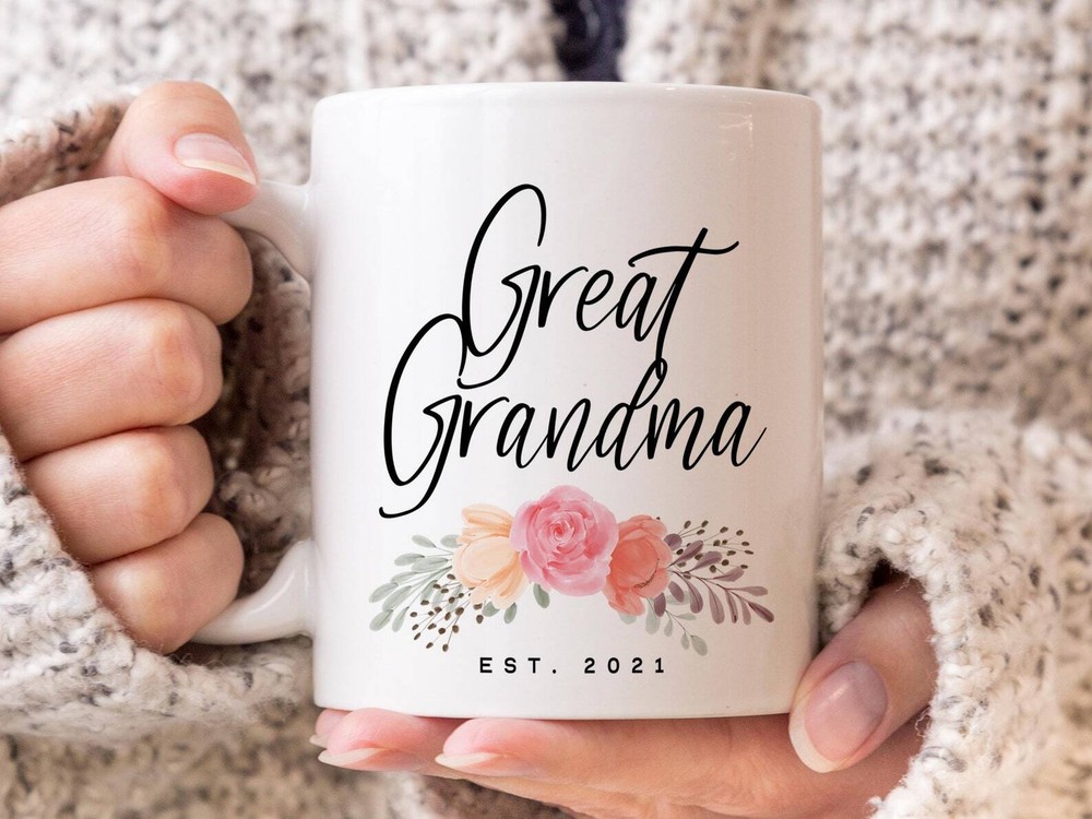 Great Grandma Coffee Mug Pregnancy Announcement Coffee Mug Custom Gift To