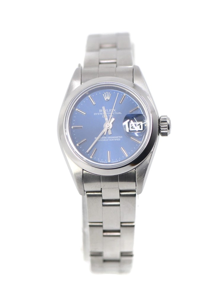 Rolex Oyster Perpetual Date Stainless Steel Mens Watch Ref 69160