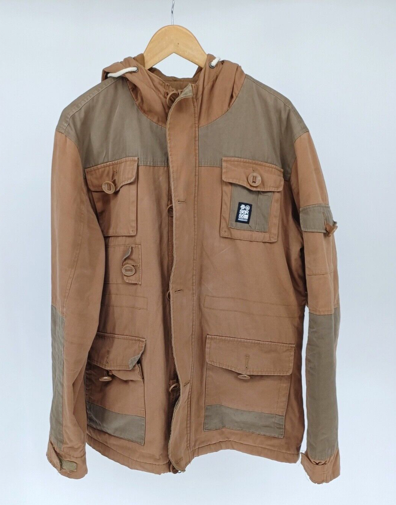 Crosshatch Series 55 Brown Canvas Jacket Men's Size XL