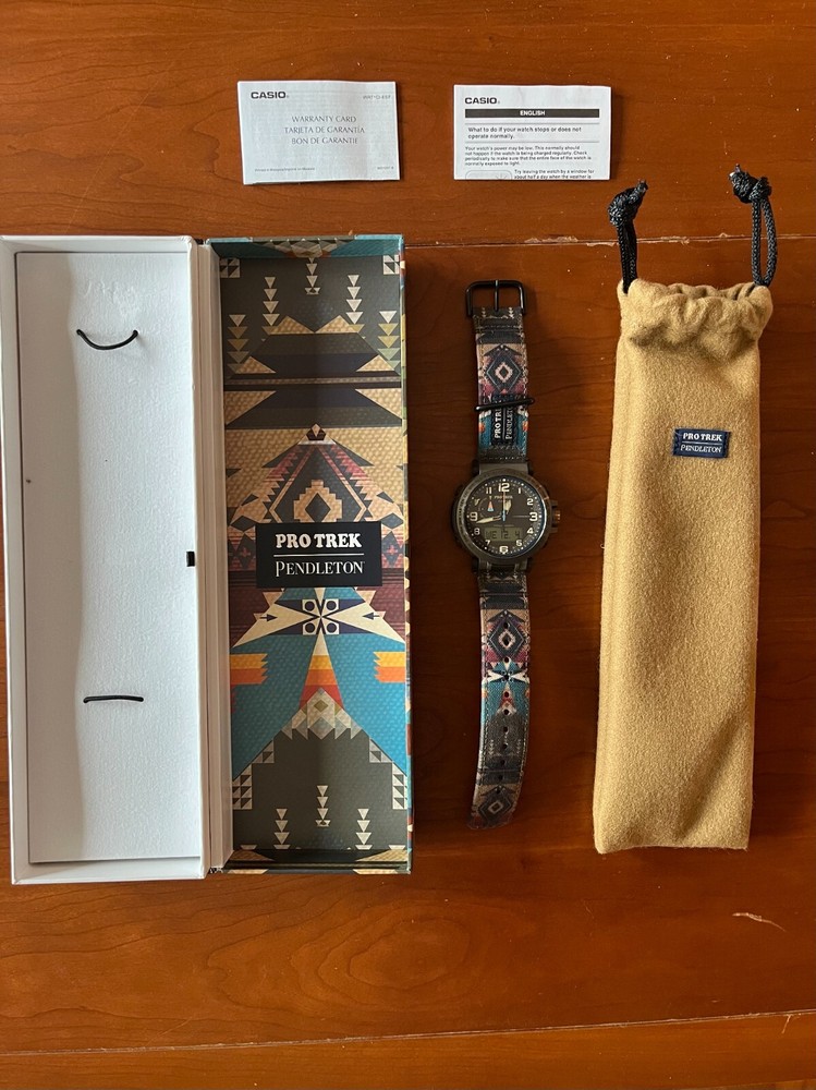 Casio Pendleton PRO TREK PRG-601PE-5JR Pre-Owned Limited Edition Watch