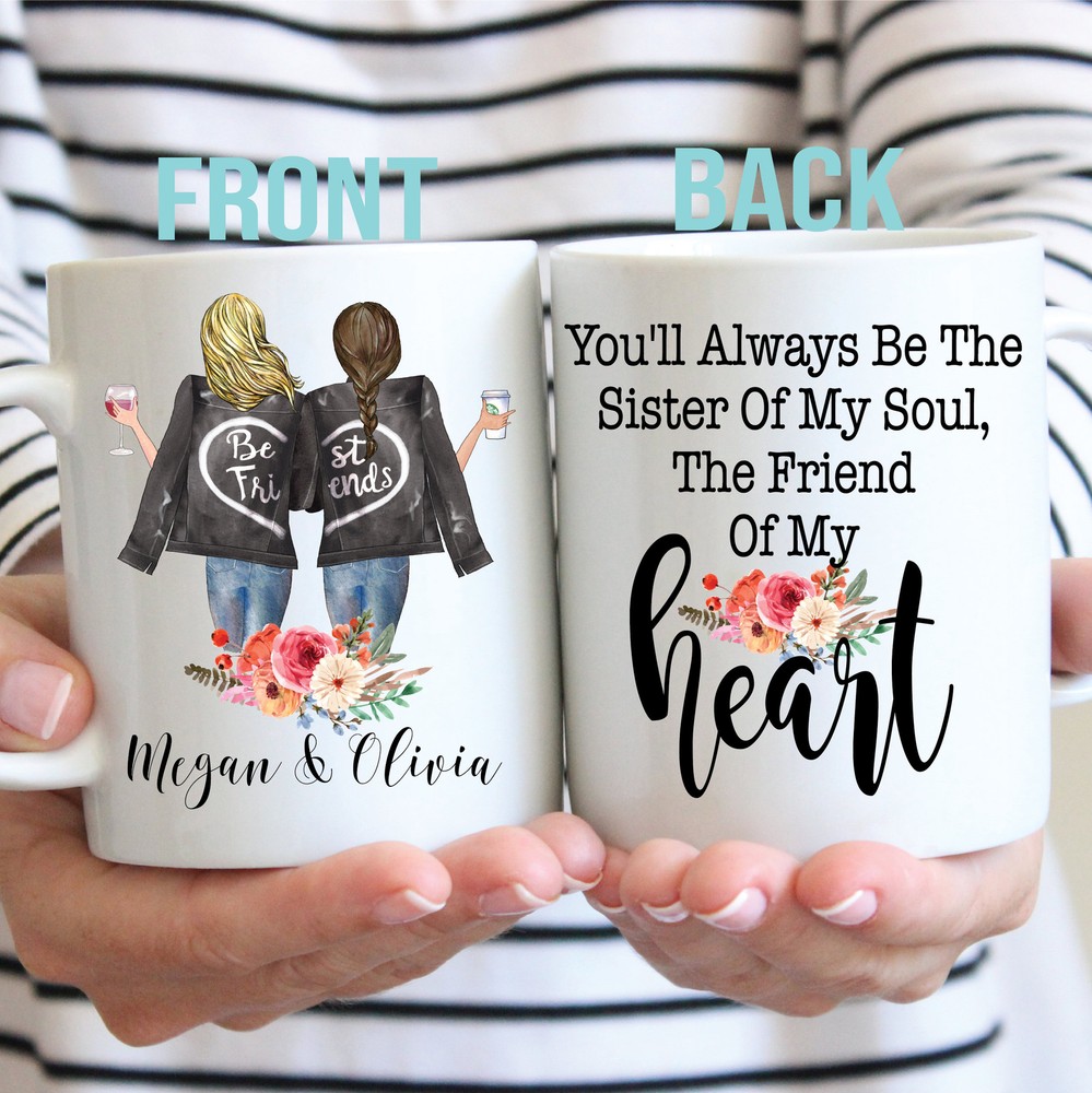 Custom Bestie Gift Custom Bff Mug Moving Away Gift Long Distance Friend Gift Bff