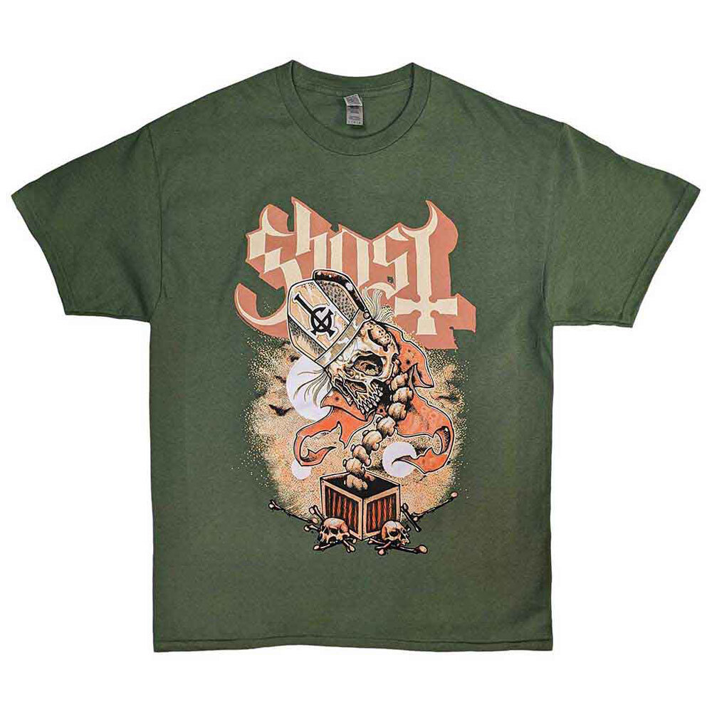 Spooky Ghost Jack In The Box Graphic Tee for Halloween Lovers