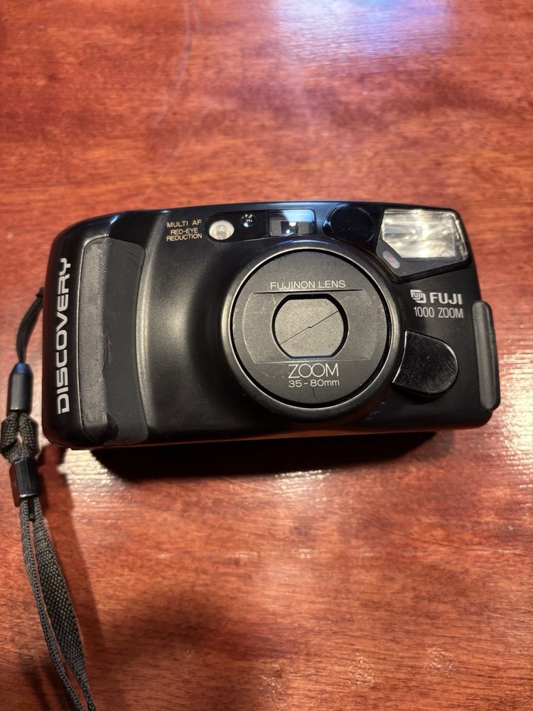 FUJI Discovery 1000 35-80mm Panoramic 35mm Film Camera Untested