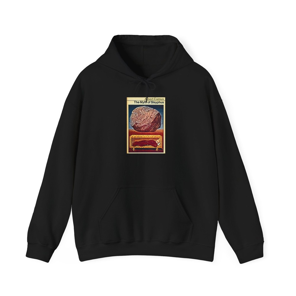 The Myth Of Sisyphus Graphic Print Crewneck Unisex Heavy Blend Hooded Sweatshirt